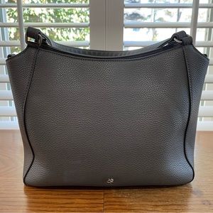 JENNA KATOR VEGAN, beautiful gray, crossbody bag.  Used a few days. Pristine!